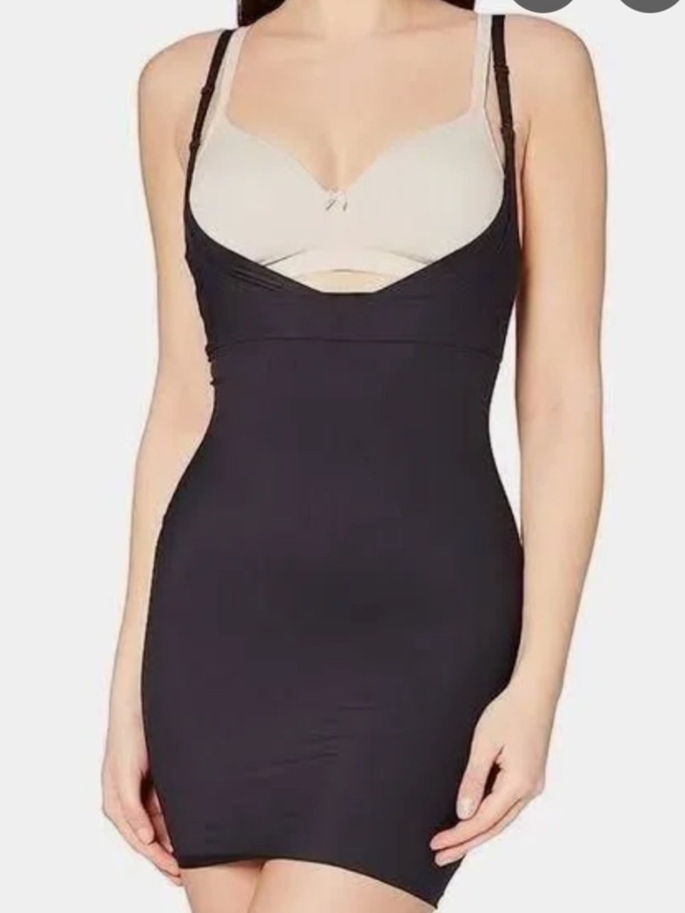Maidenform Flexees Black Shaping Slip Size S